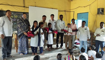 Donations to Zilla Parishad School 1